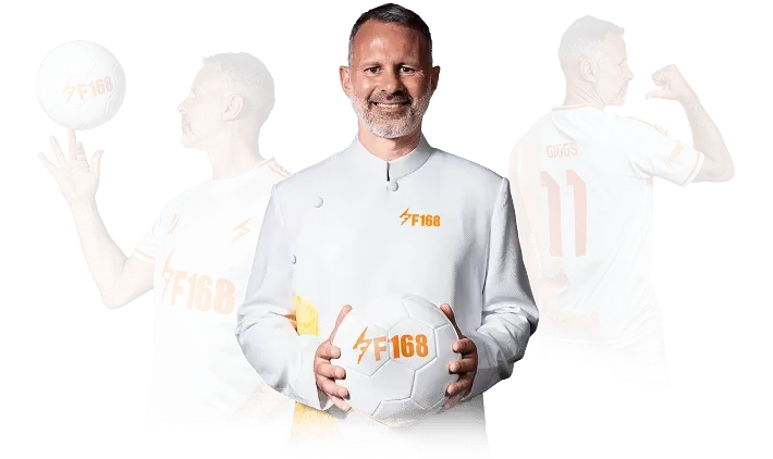 Đại sứ thương hiệu F168 là huấn luyện viên Ryan Giggs